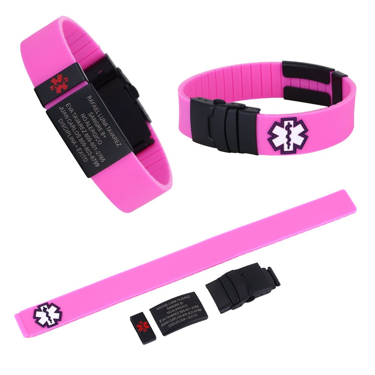 Custom Sport Medical Alert Bracelet – Free Engraving