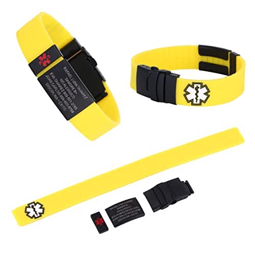 Custom Sport Medical Alert Bracelet – Free Engraving