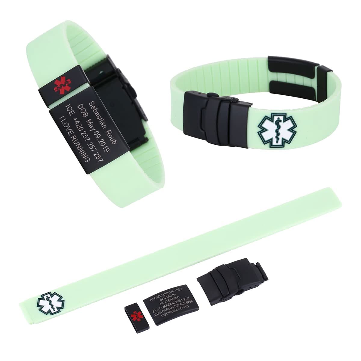 Custom Sport Medical Alert Bracelet – Free Engraving