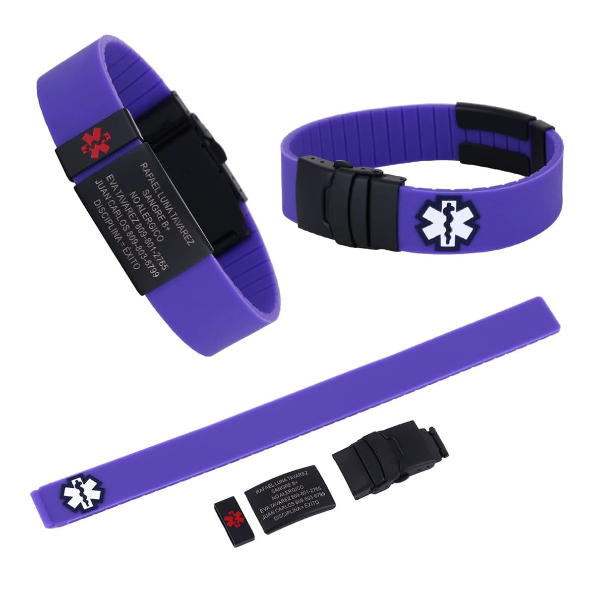 Custom Sport Medical Alert Bracelet – Free Engraving