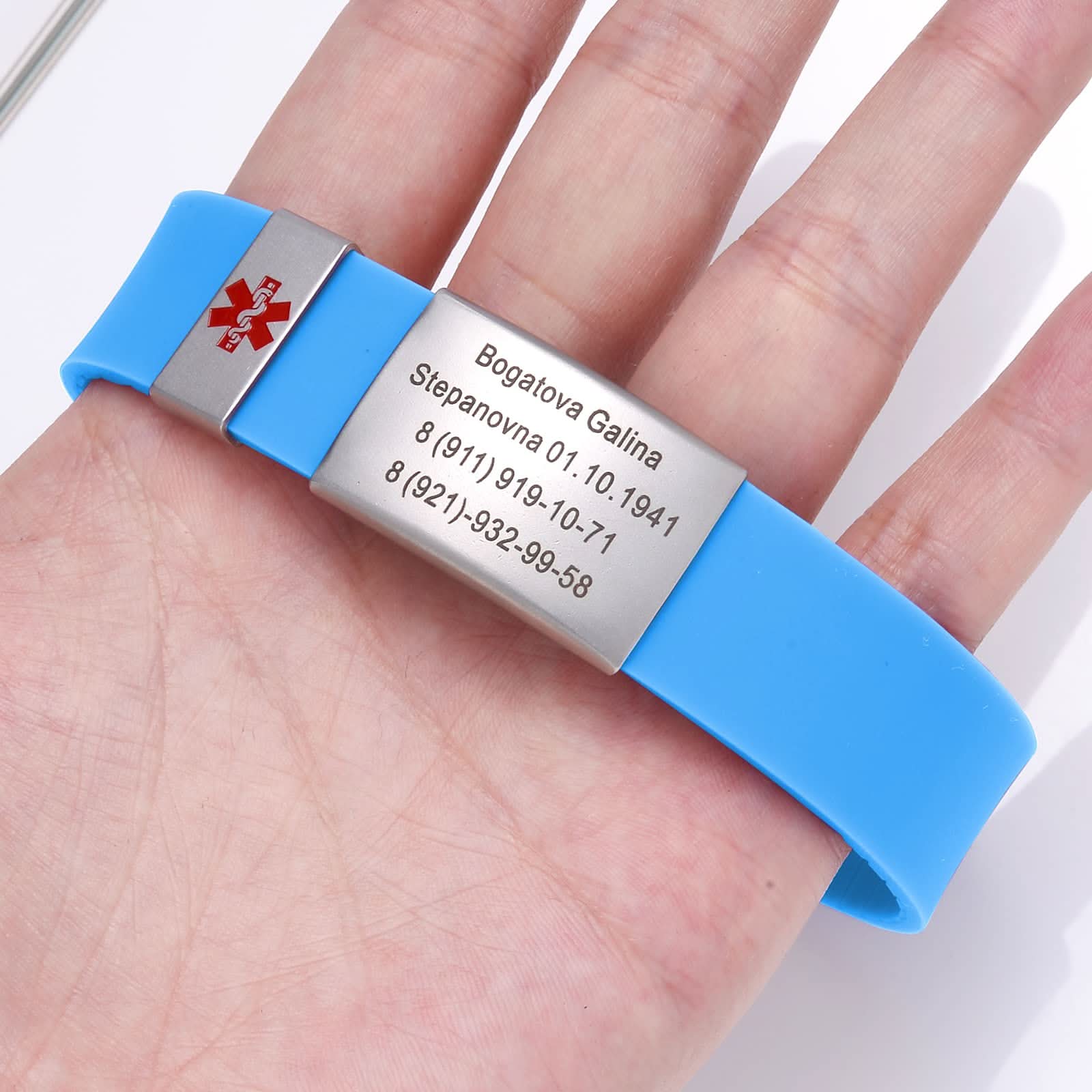Custom Sport Medical Alert Bracelet – Free Engraving