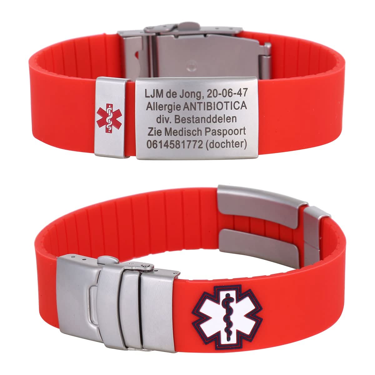 Custom Sport Medical Alert Bracelet – Free Engraving