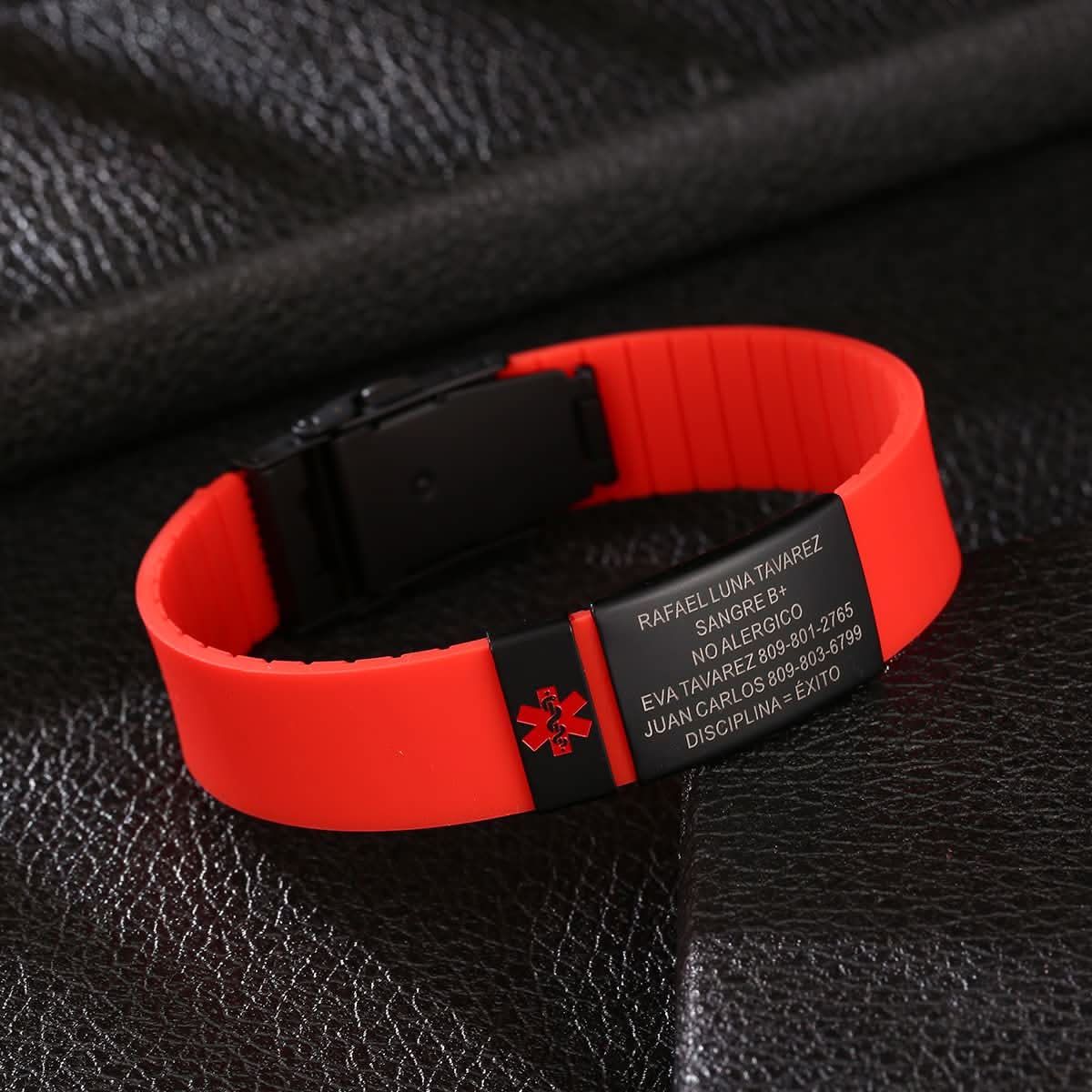 Custom Sport Medical Alert Bracelet – Free Engraving