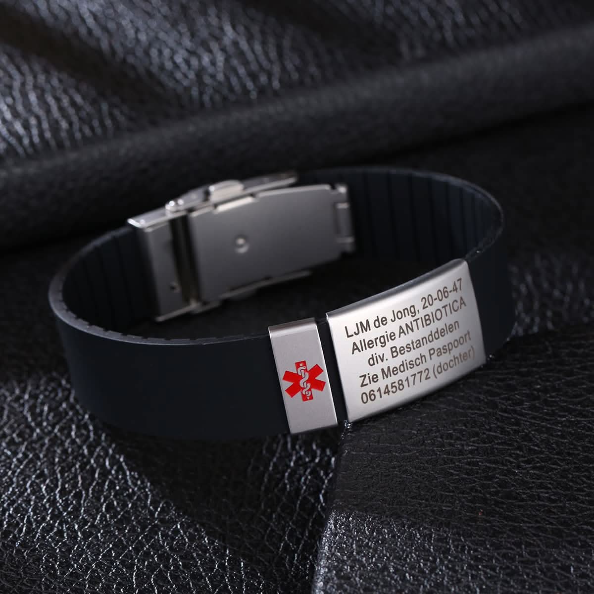 Custom Sport Medical Alert Bracelet – Free Engraving