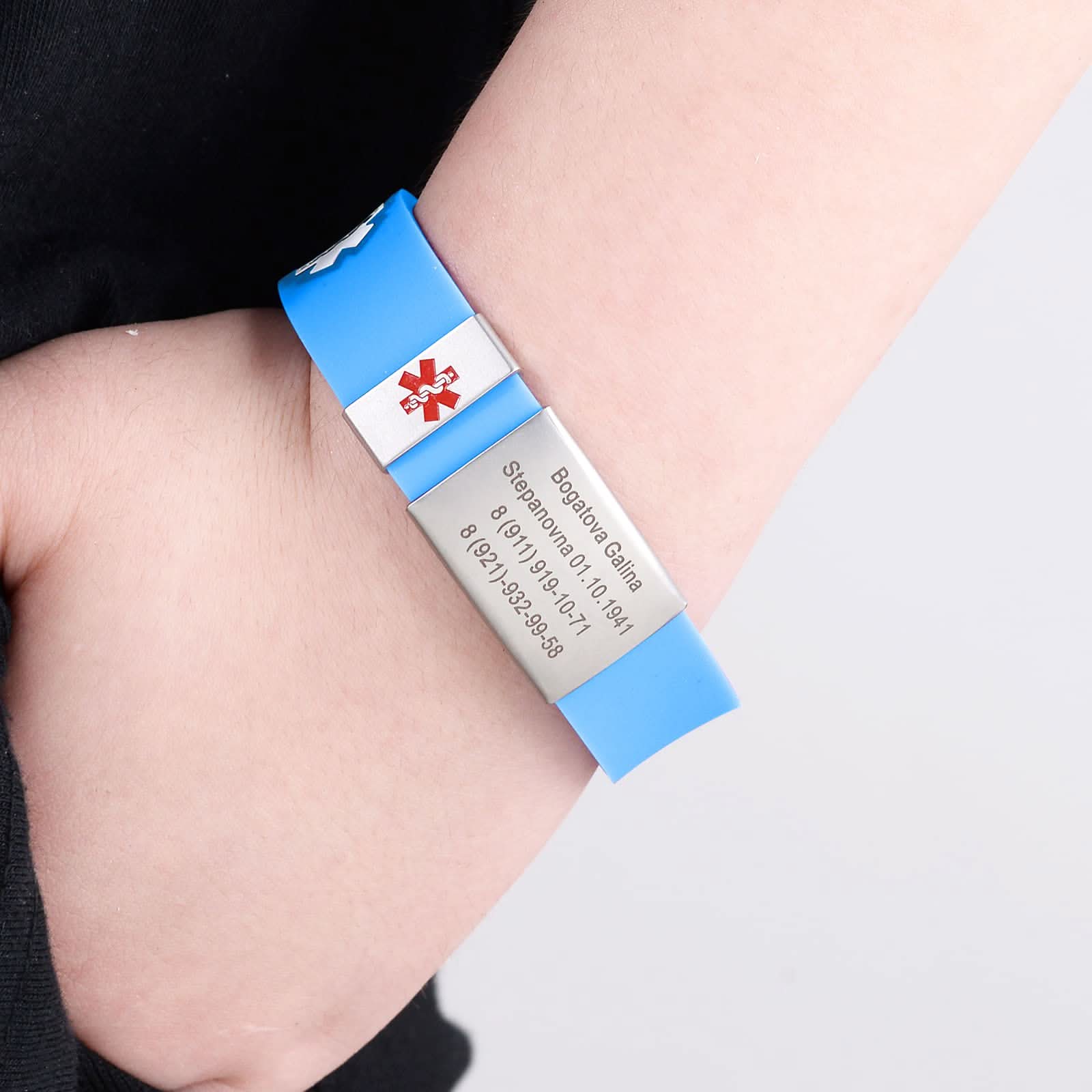 Custom Sport Medical Alert Bracelet – Free Engraving