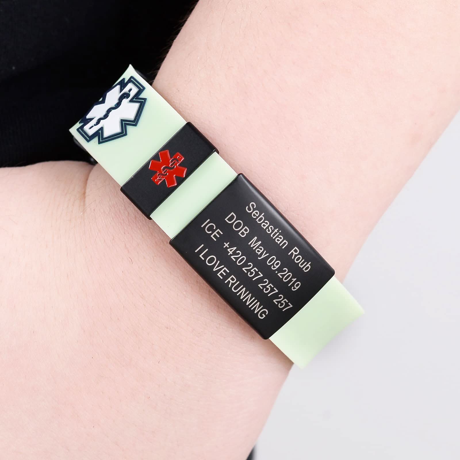 Custom Sport Medical Alert Bracelet – Free Engraving