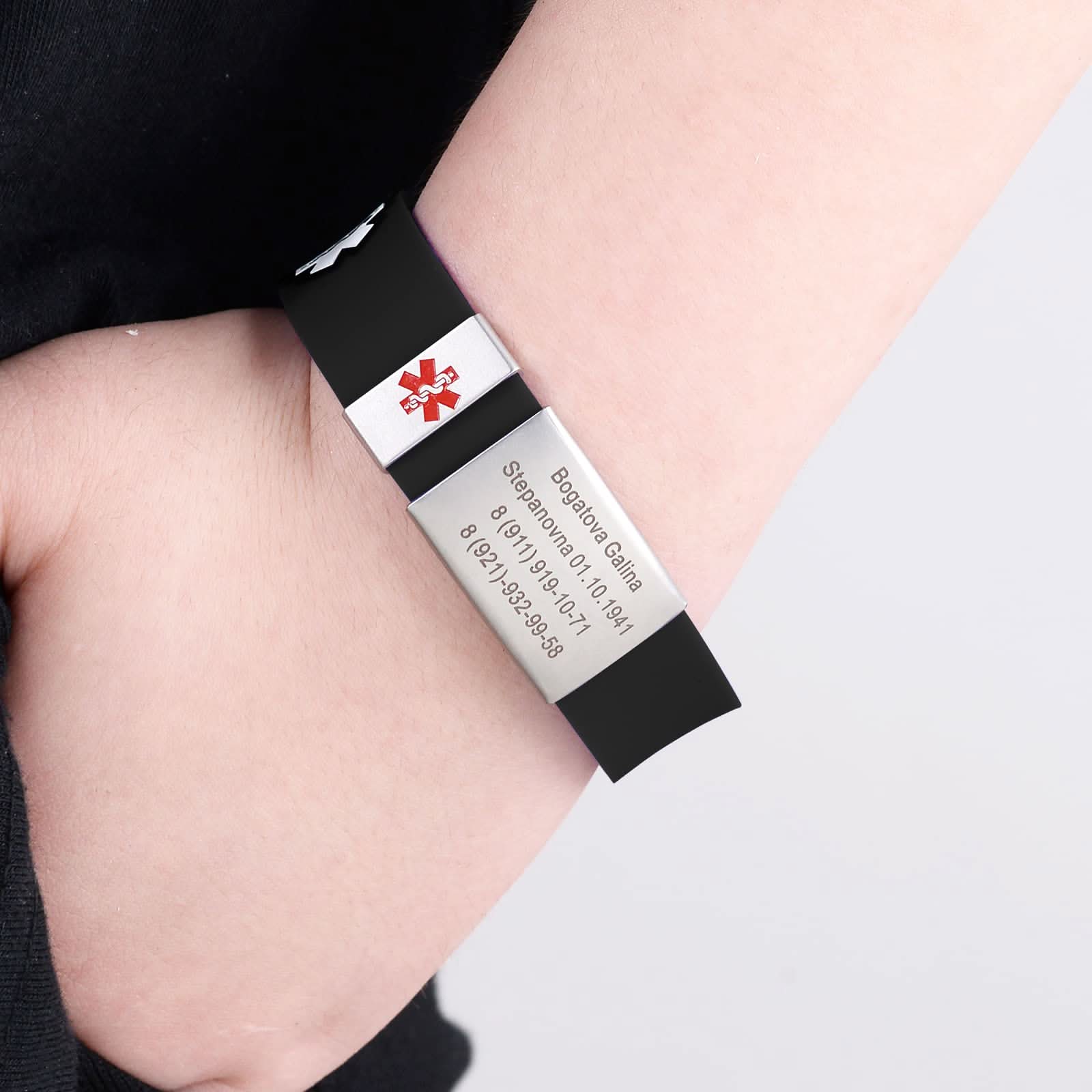Custom Sport Medical Alert Bracelet – Free Engraving