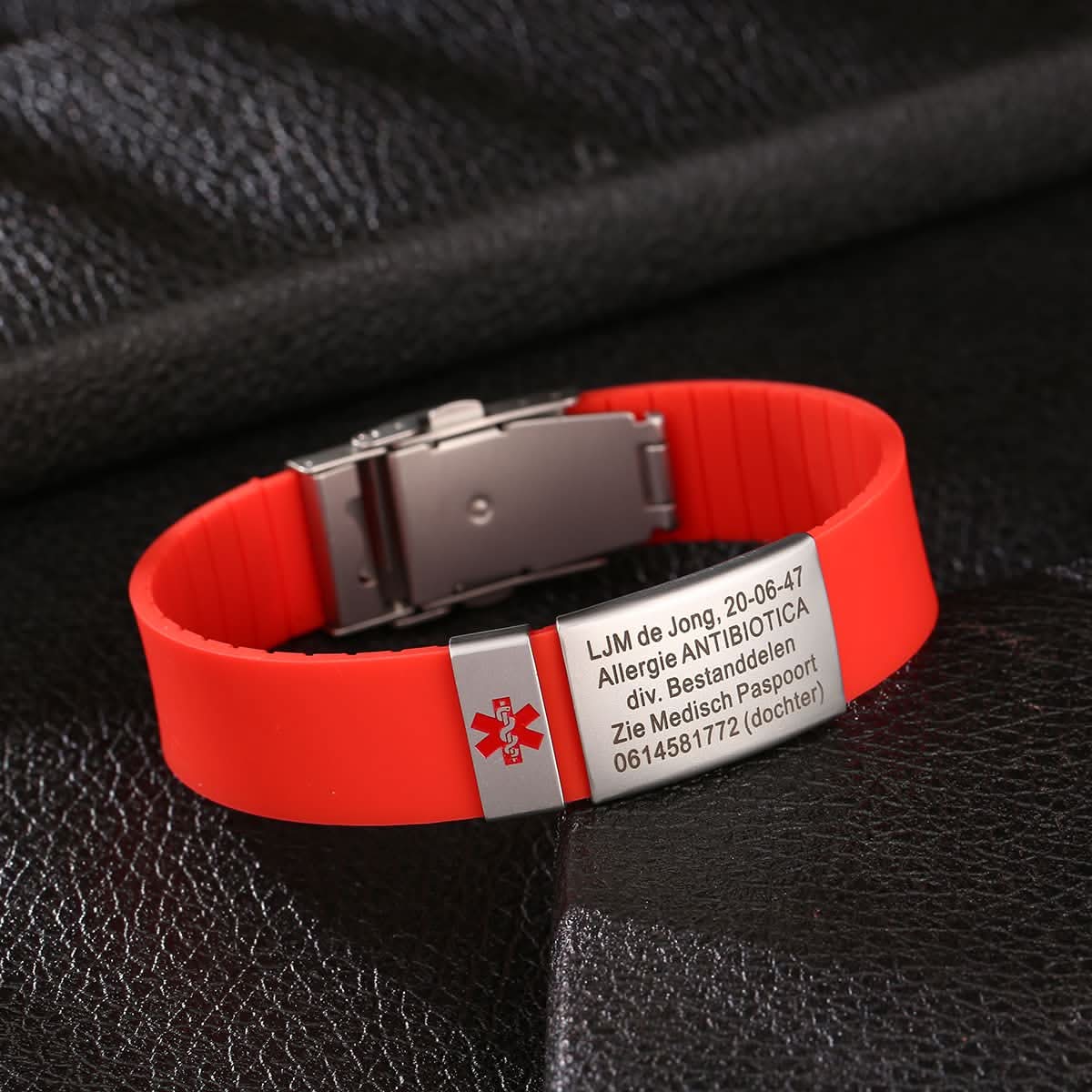 Custom Sport Medical Alert Bracelet – Free Engraving