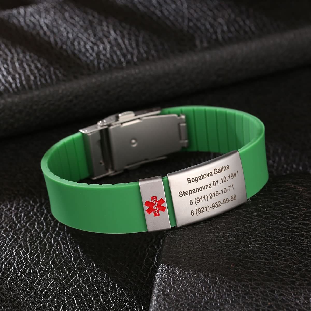 Custom Sport Medical Alert Bracelet – Free Engraving
