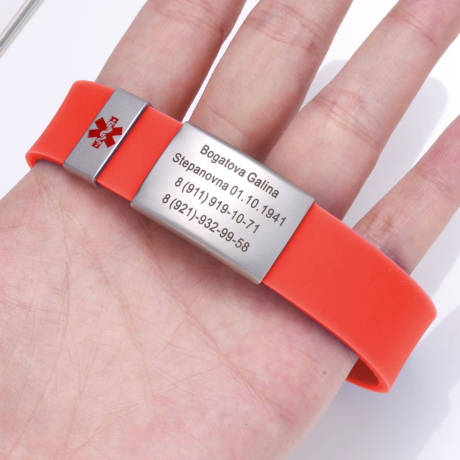 Custom Sport Medical Alert Bracelet – Free Engraving