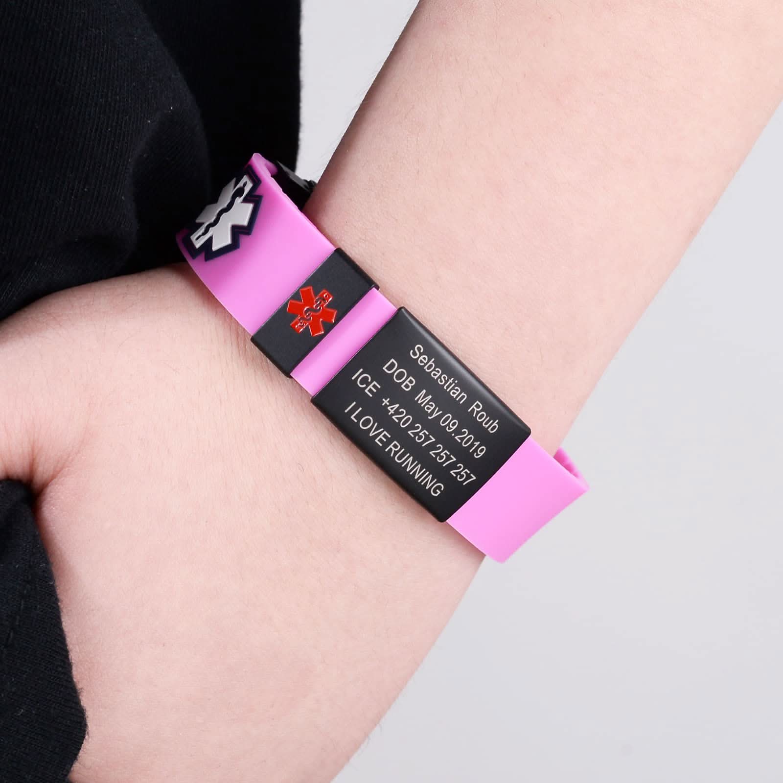 Custom Sport Medical Alert Bracelet – Free Engraving