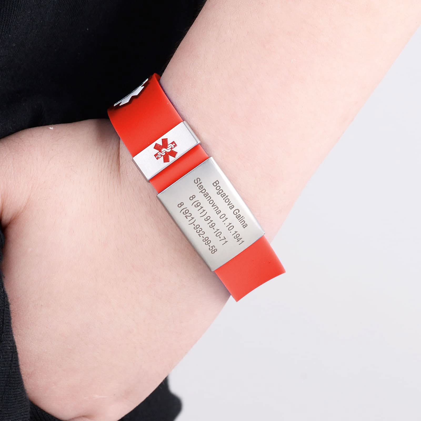 Custom Sport Medical Alert Bracelet – Free Engraving