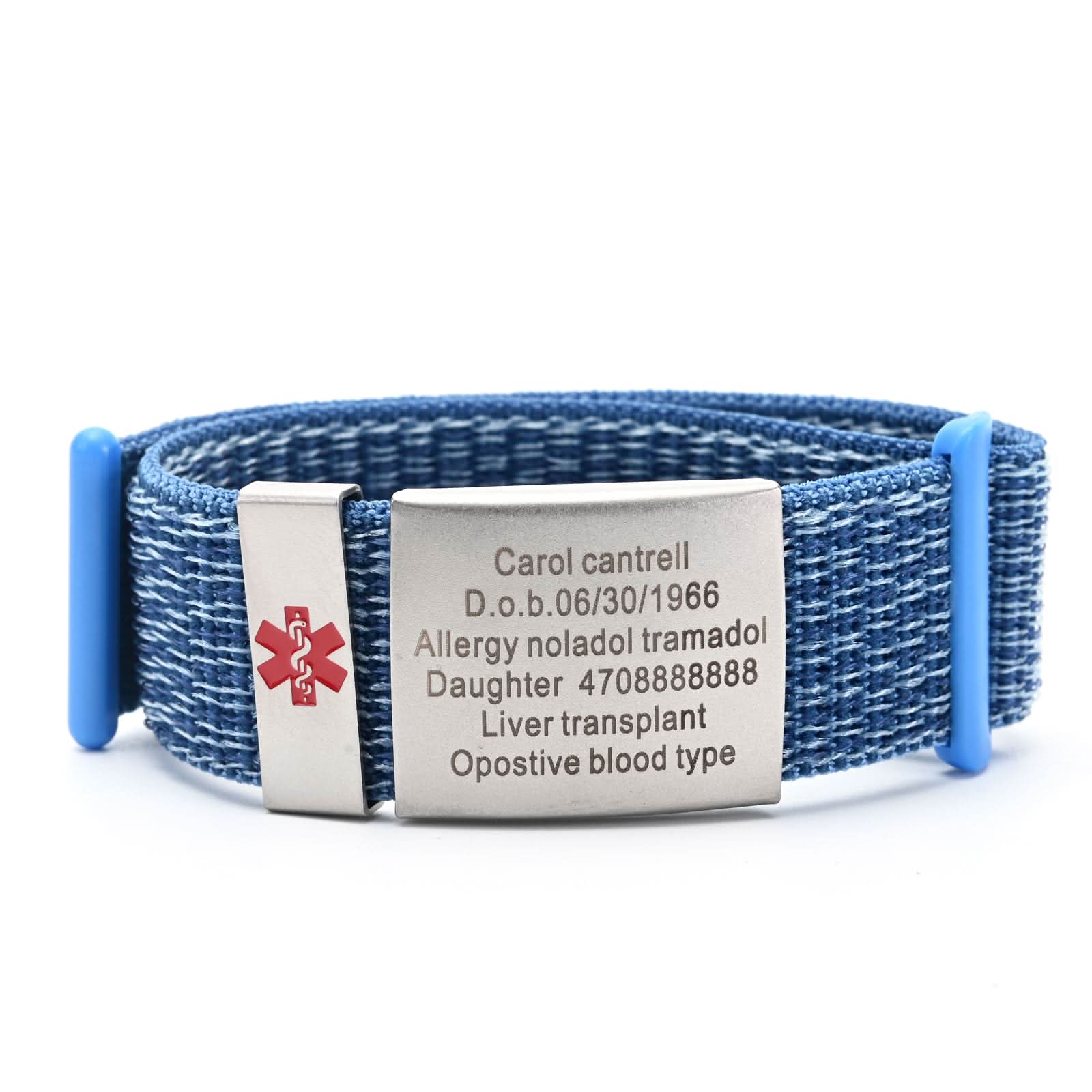Personalized Medical ID Bracelet – Unisex Emergency Alert