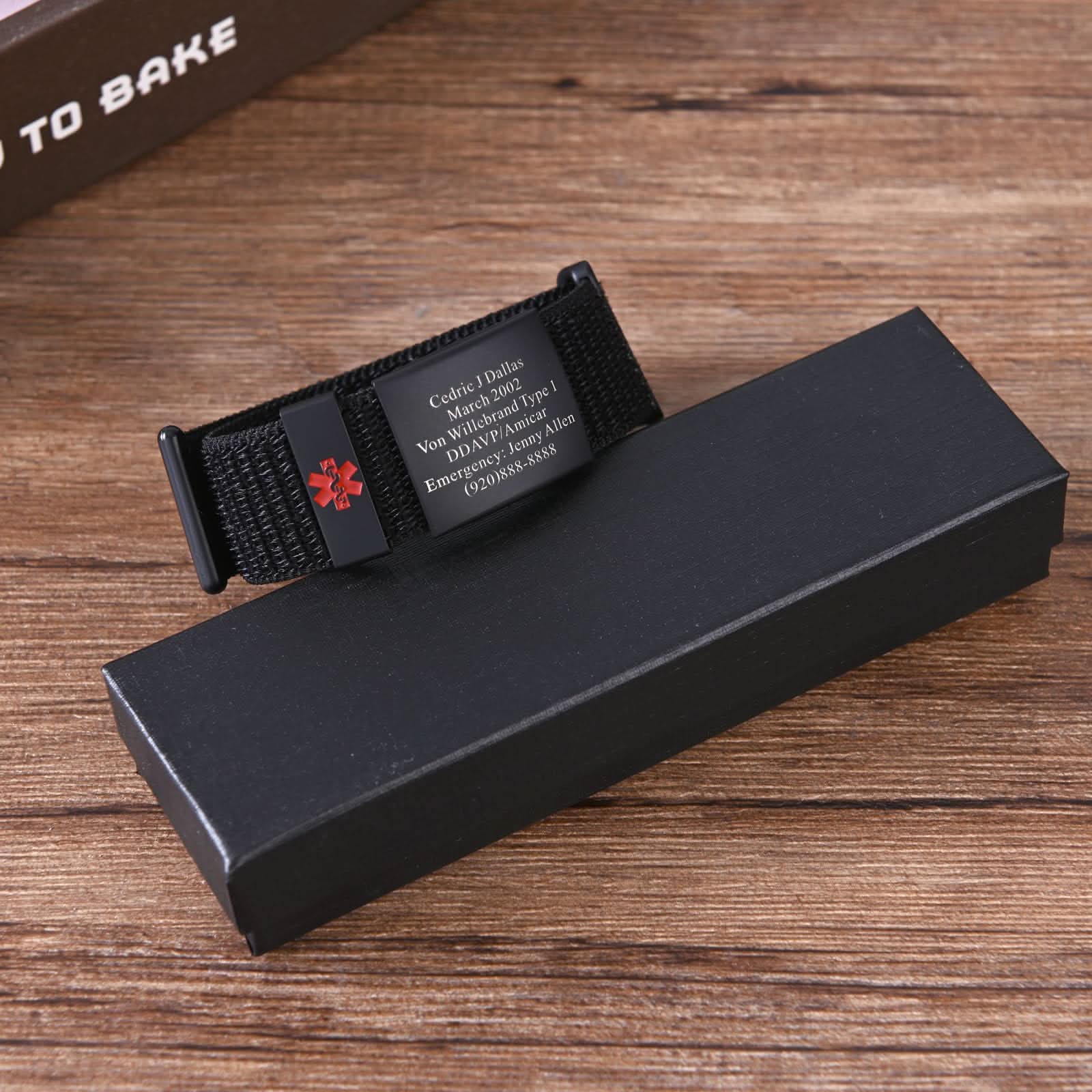 Personalized Medical ID Bracelet – Unisex Emergency Alert