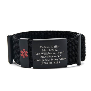 Personalized Medical ID Bracelet – Unisex Emergency Alert
