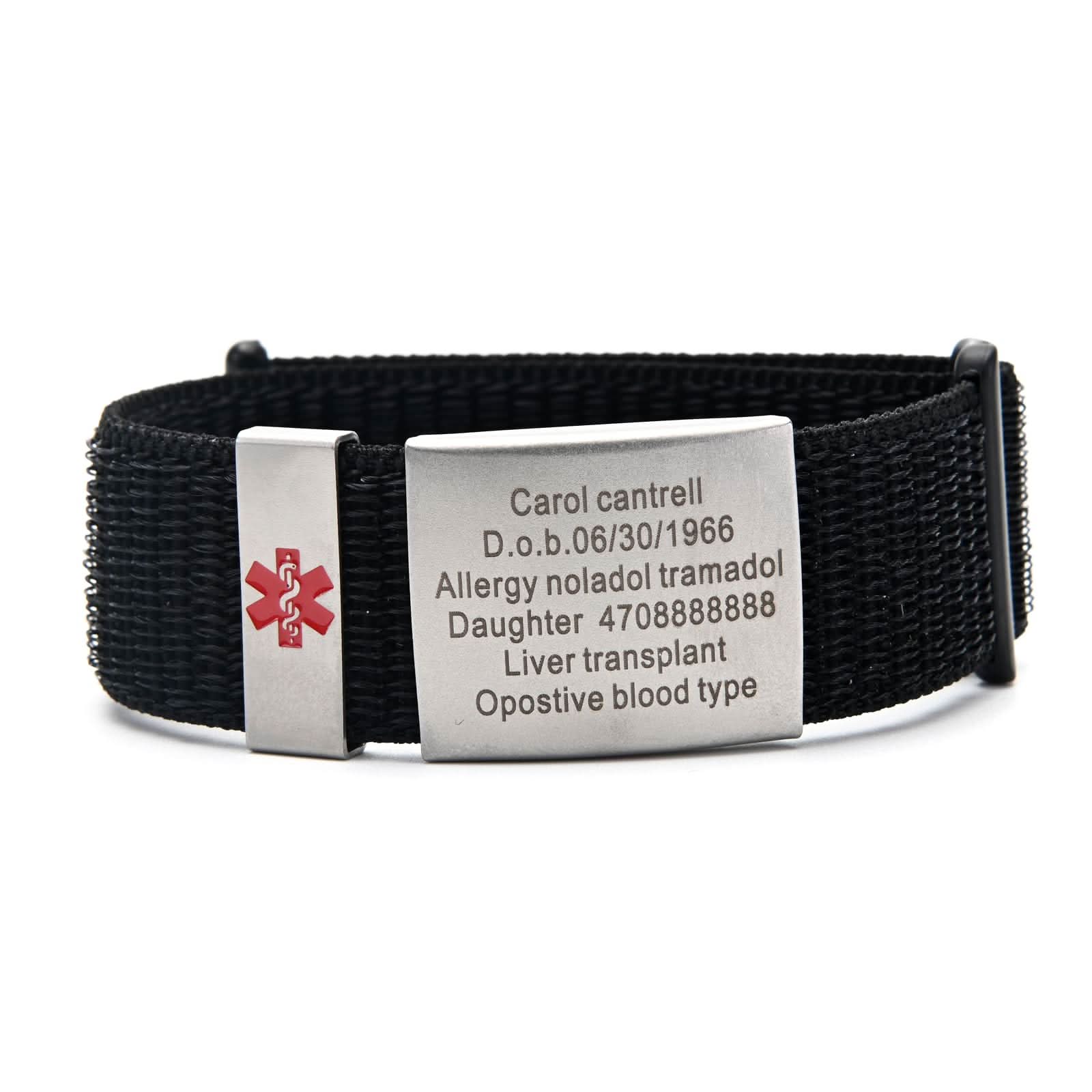 Personalized Medical ID Bracelet – Unisex Emergency Alert