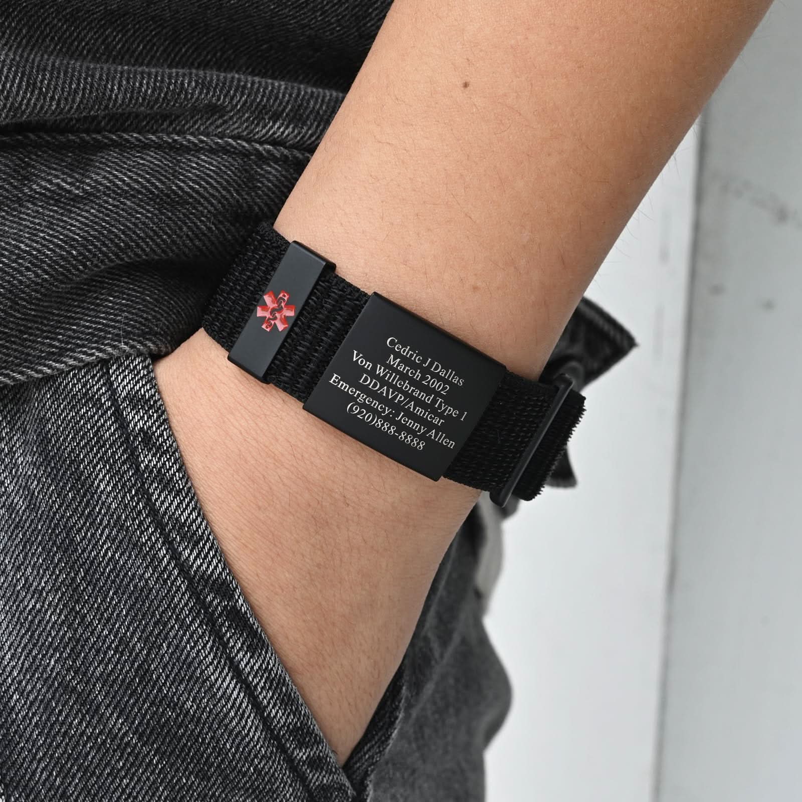 Personalized Medical ID Bracelet – Unisex Emergency Alert