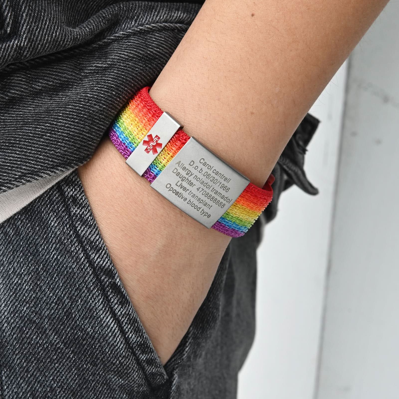 Personalized Medical ID Bracelet – Unisex Emergency Alert