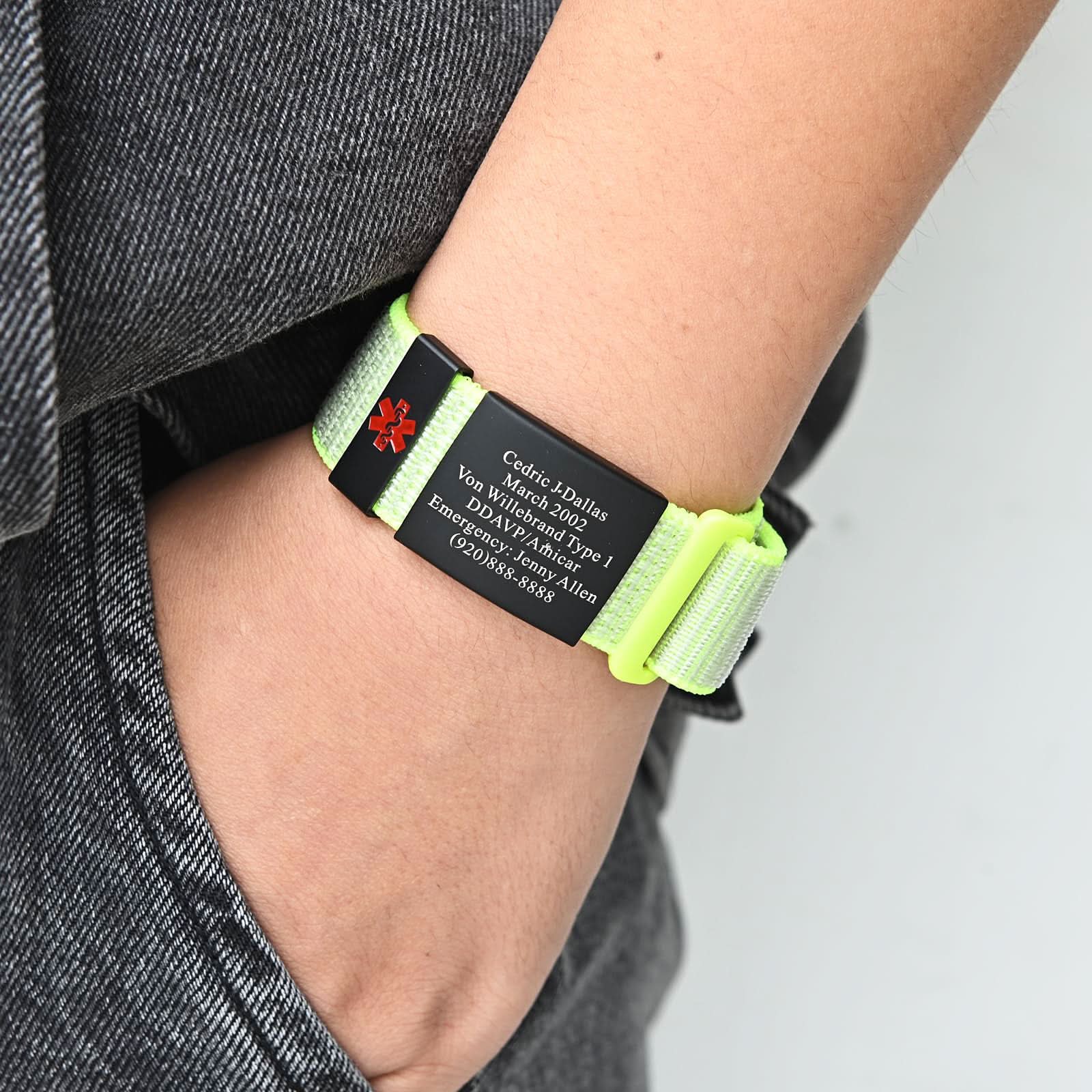 Personalized Medical ID Bracelet – Unisex Emergency Alert