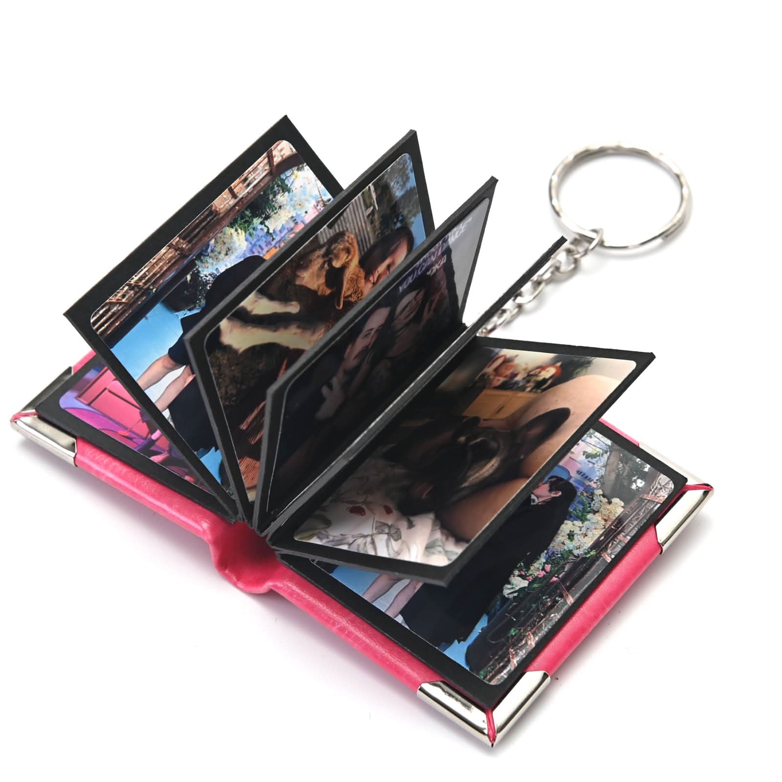 Custom Retro Photo Keychain – 5/10 Pic Album