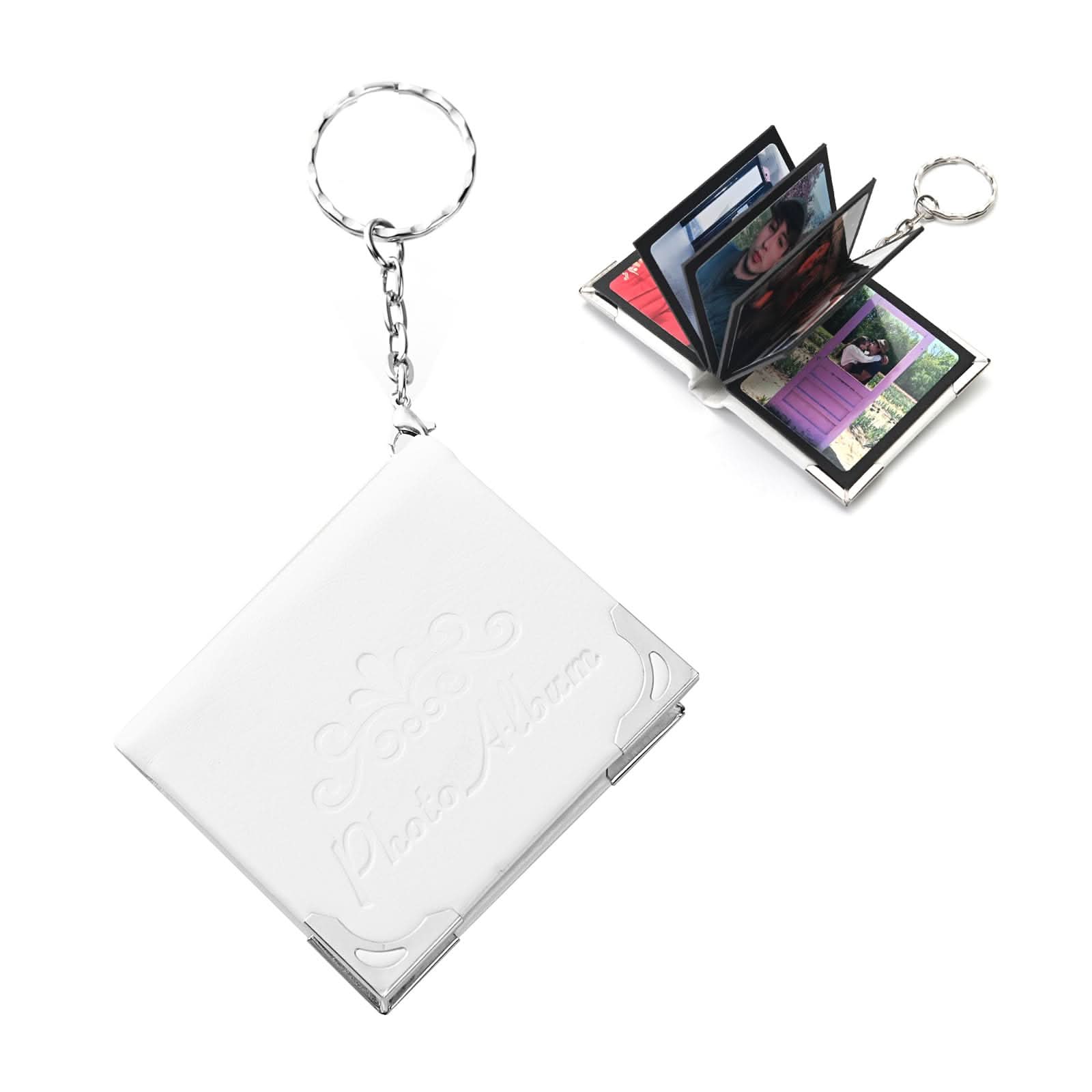 Custom Retro Photo Keychain – 5/10 Pic Album