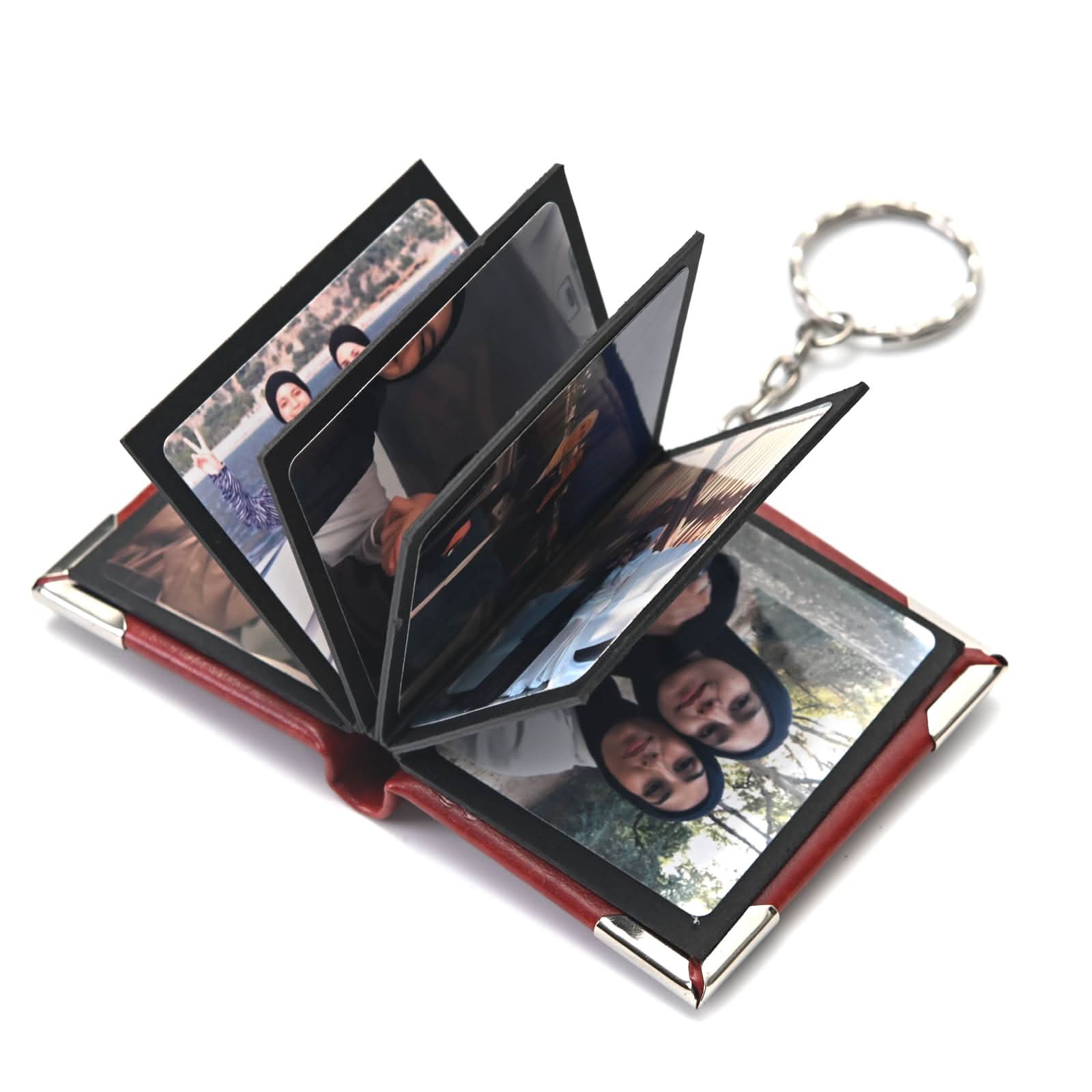 Custom Retro Photo Keychain – 5/10 Pic Album