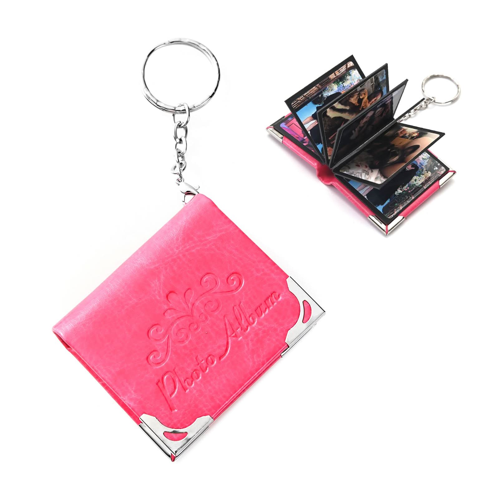 Custom Retro Photo Keychain – 5/10 Pic Album