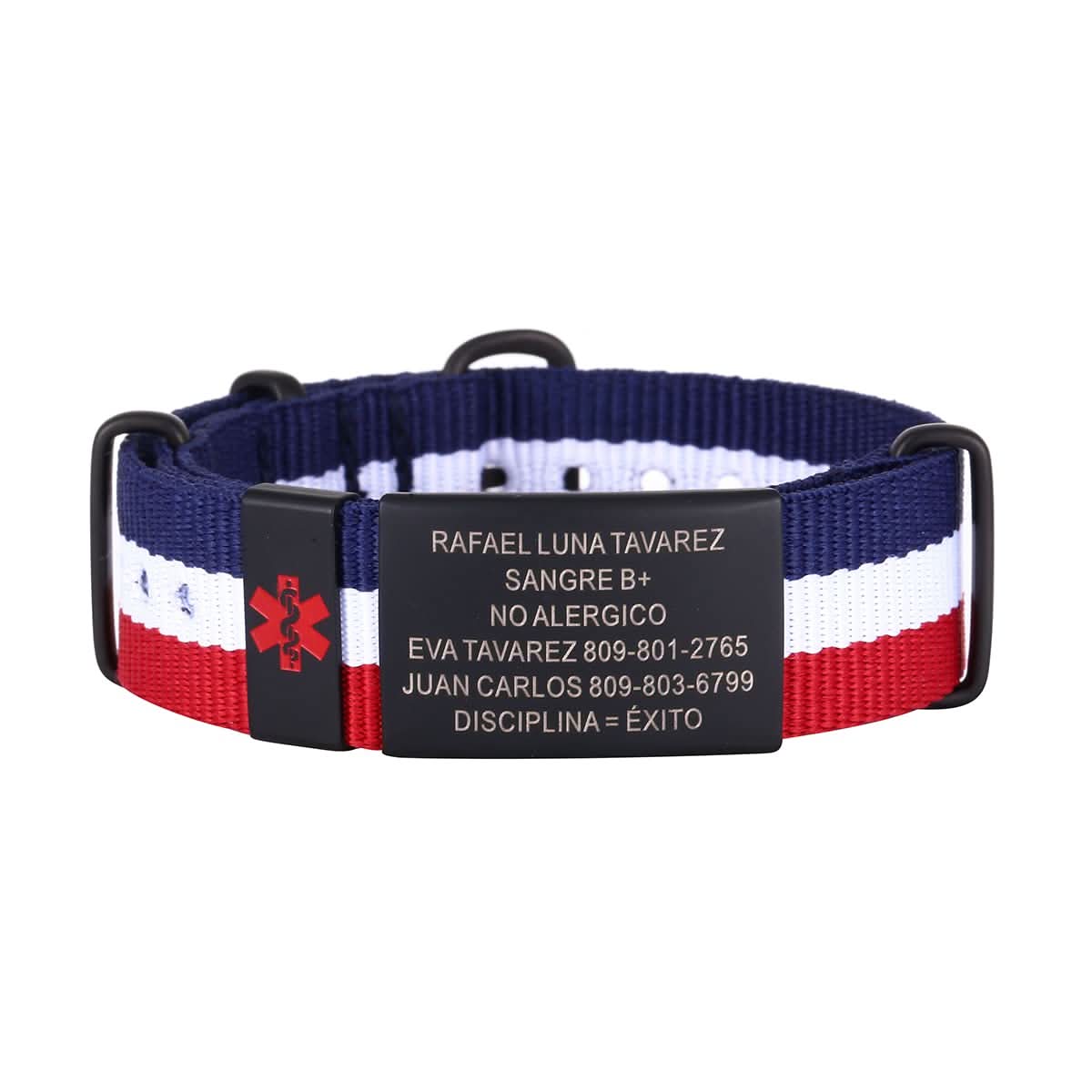 Personalized Engraved Medical Alert Bracelet – Unisex