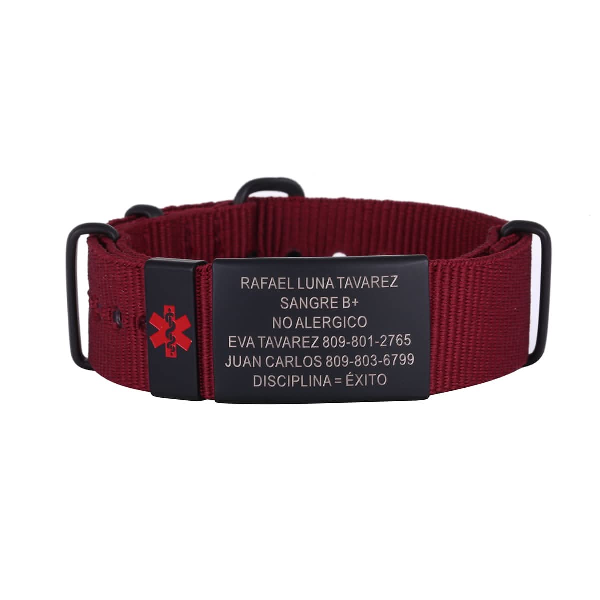 Personalized Engraved Medical Alert Bracelet – Unisex