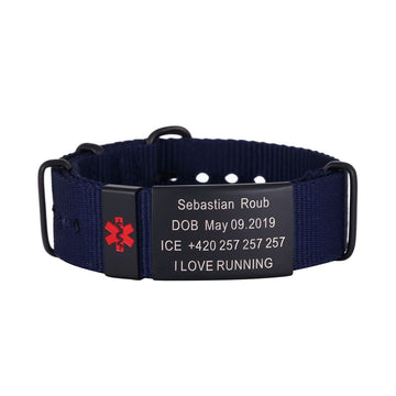 Personalized Engraved Medical Alert Bracelet – Unisex