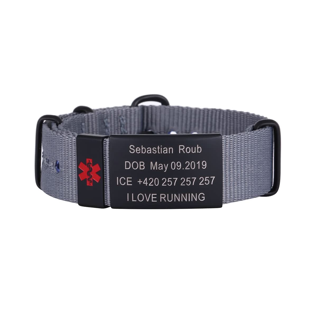 Personalized Engraved Medical Alert Bracelet – Unisex