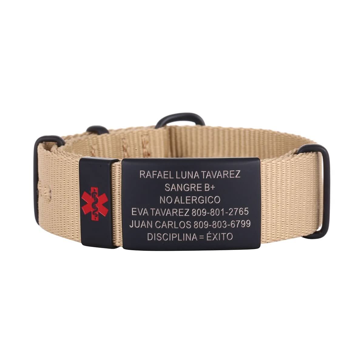 Personalized Engraved Medical Alert Bracelet – Unisex