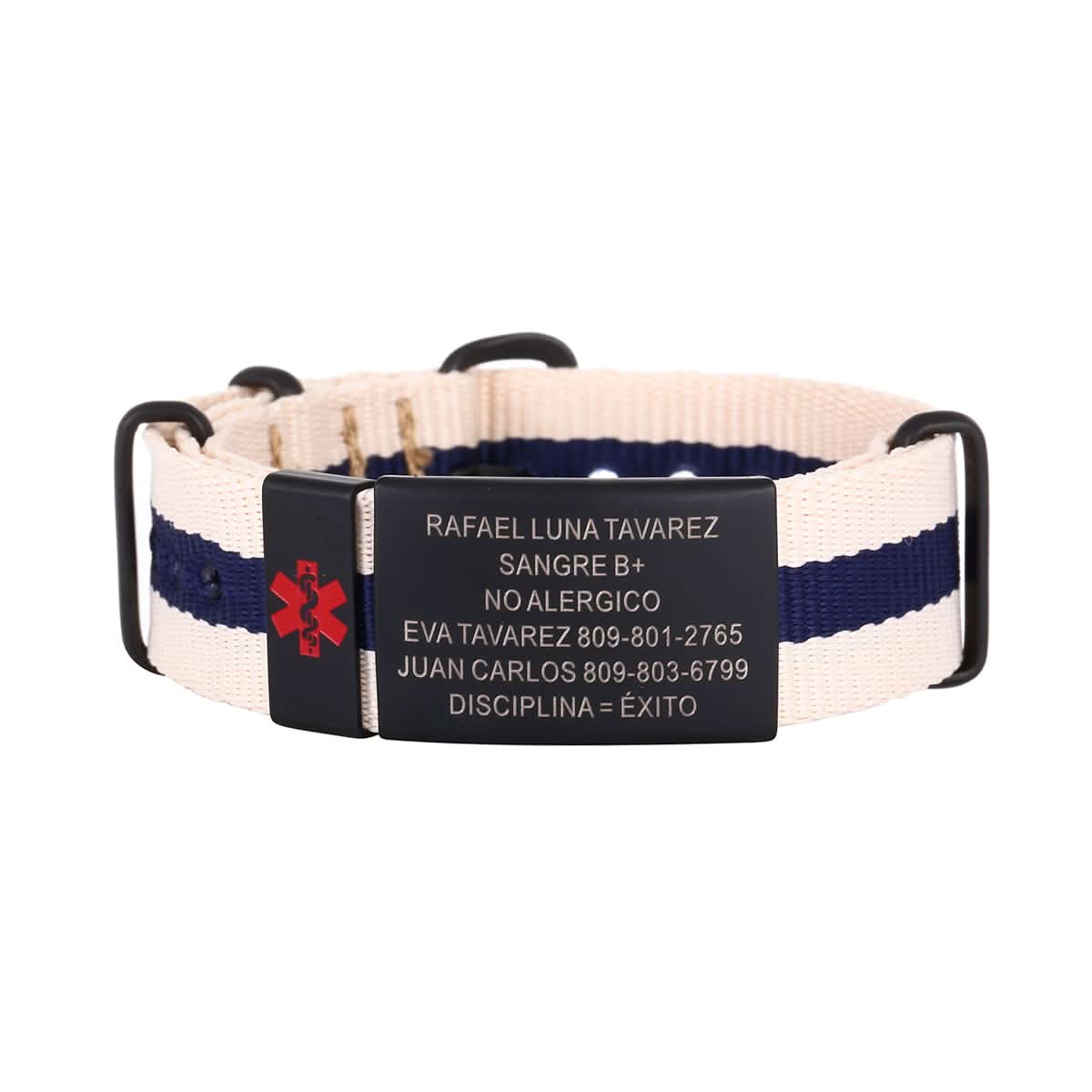 Personalized Engraved Medical Alert Bracelet – Unisex