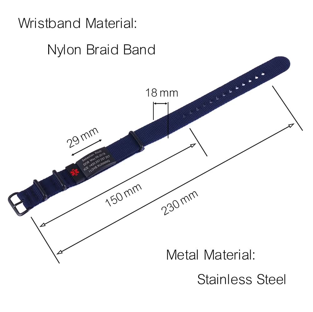 Personalized Engraved Medical Alert Bracelet – Unisex