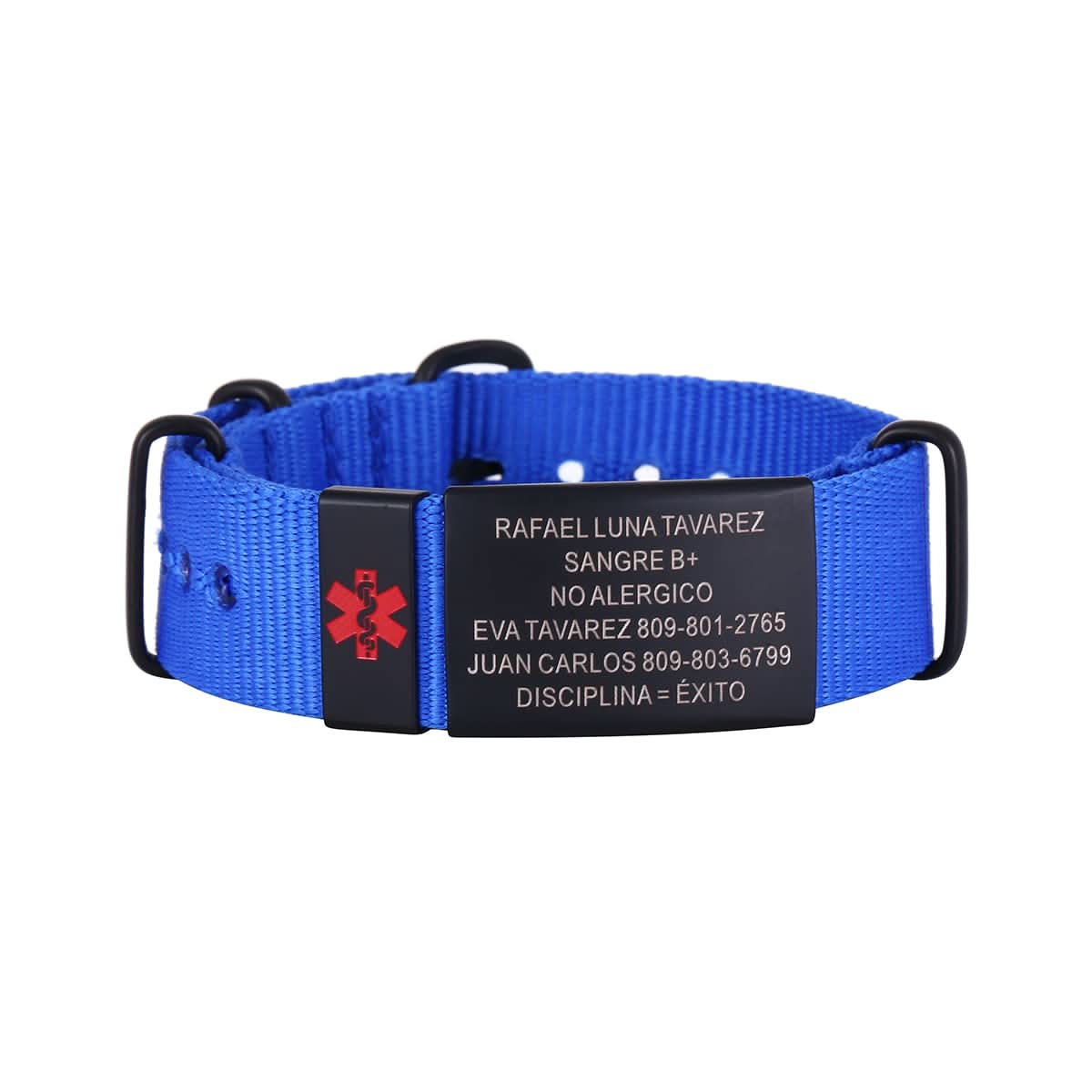 Personalized Engraved Medical Alert Bracelet – Unisex