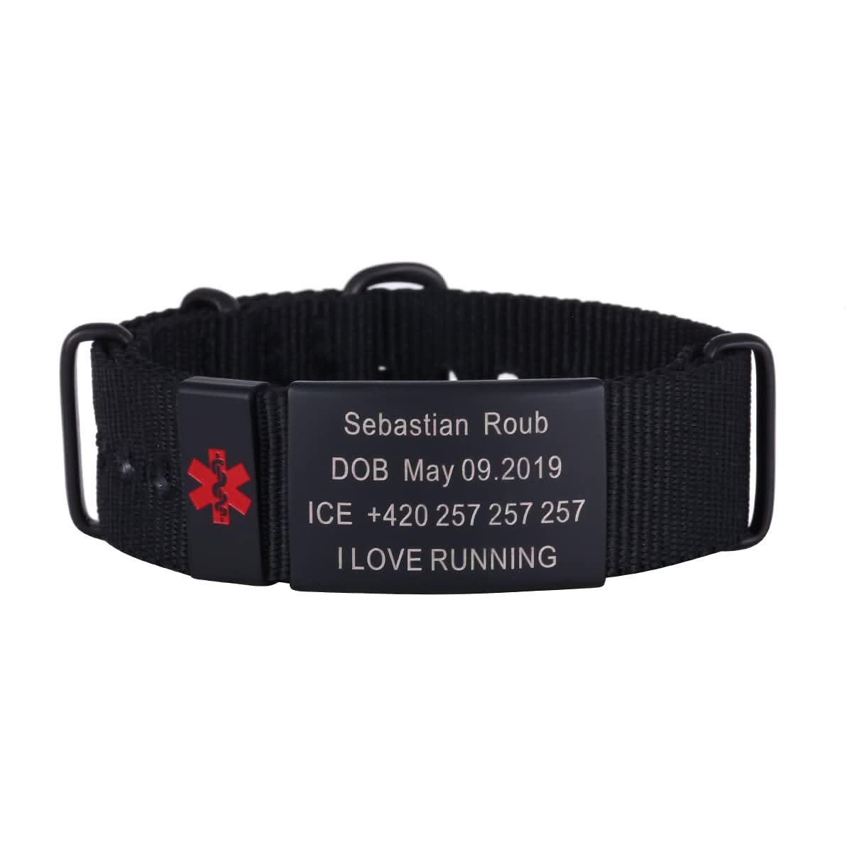 Personalized Engraved Medical Alert Bracelet – Unisex