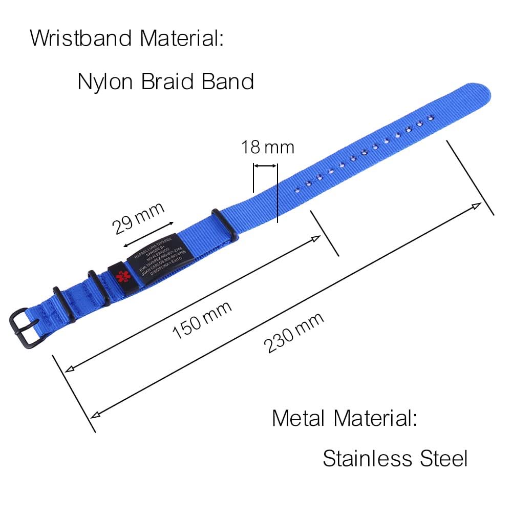 Personalized Engraved Medical Alert Bracelet – Unisex