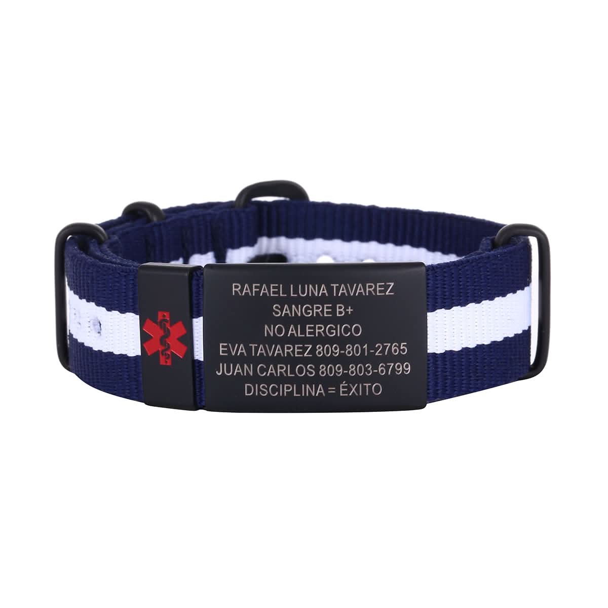 Personalized Engraved Medical Alert Bracelet – Unisex