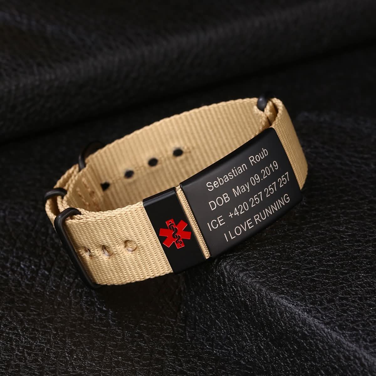 Personalized Engraved Medical Alert Bracelet – Unisex