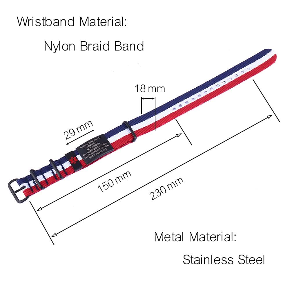 Personalized Engraved Medical Alert Bracelet – Unisex