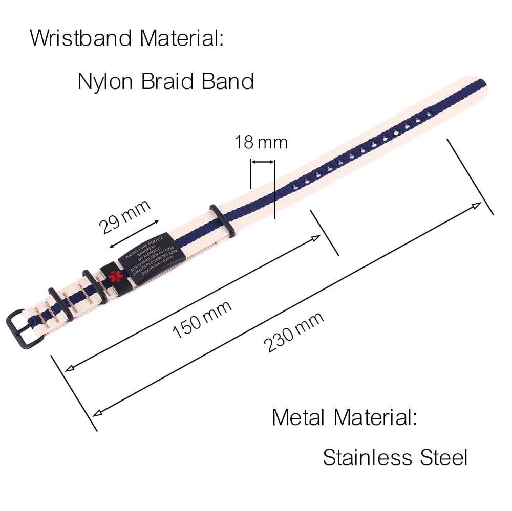 Personalized Engraved Medical Alert Bracelet – Unisex