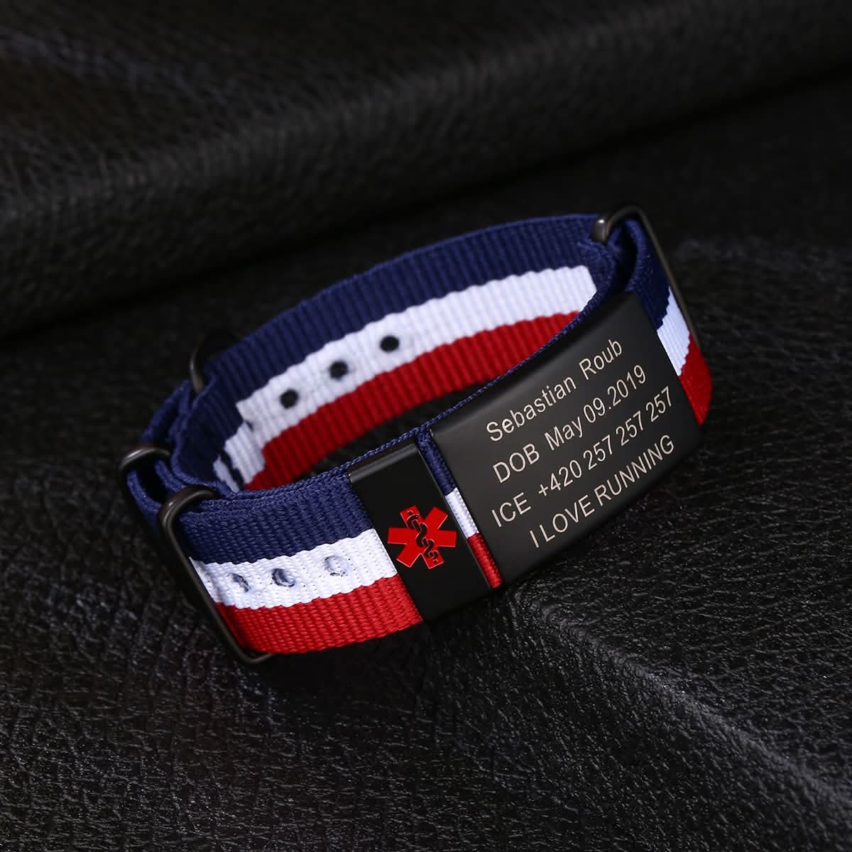 Personalized Engraved Medical Alert Bracelet – Unisex