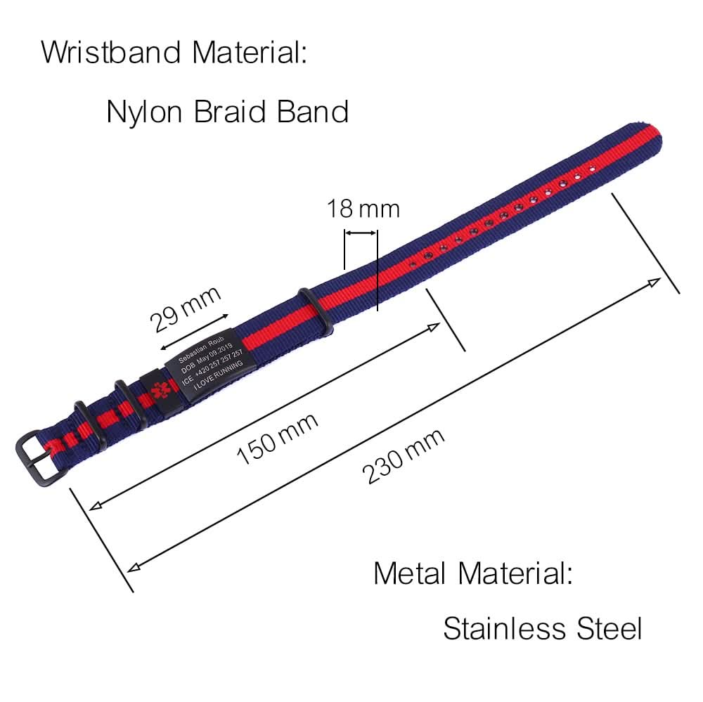 Personalized Engraved Medical Alert Bracelet – Unisex