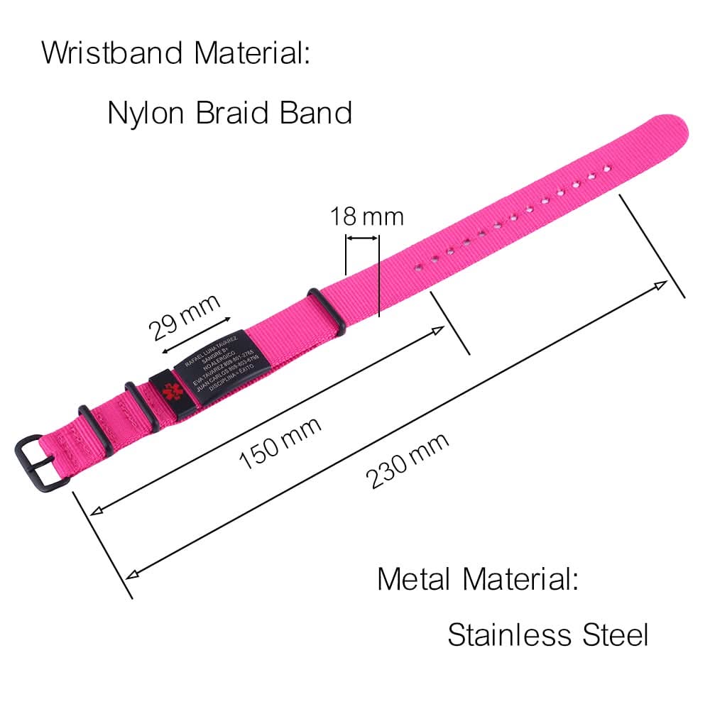 Personalized Engraved Medical Alert Bracelet – Unisex