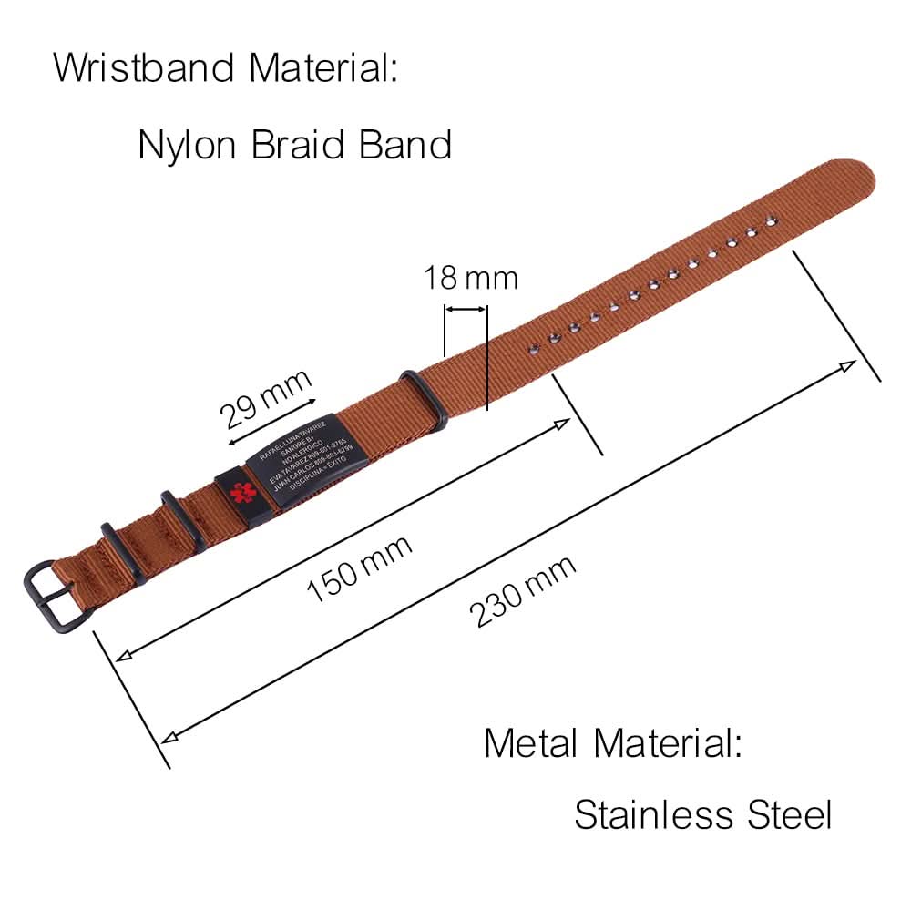 Personalized Engraved Medical Alert Bracelet – Unisex