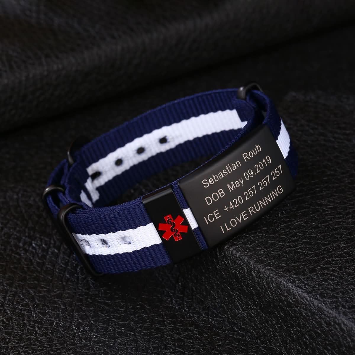 Personalized Engraved Medical Alert Bracelet – Unisex