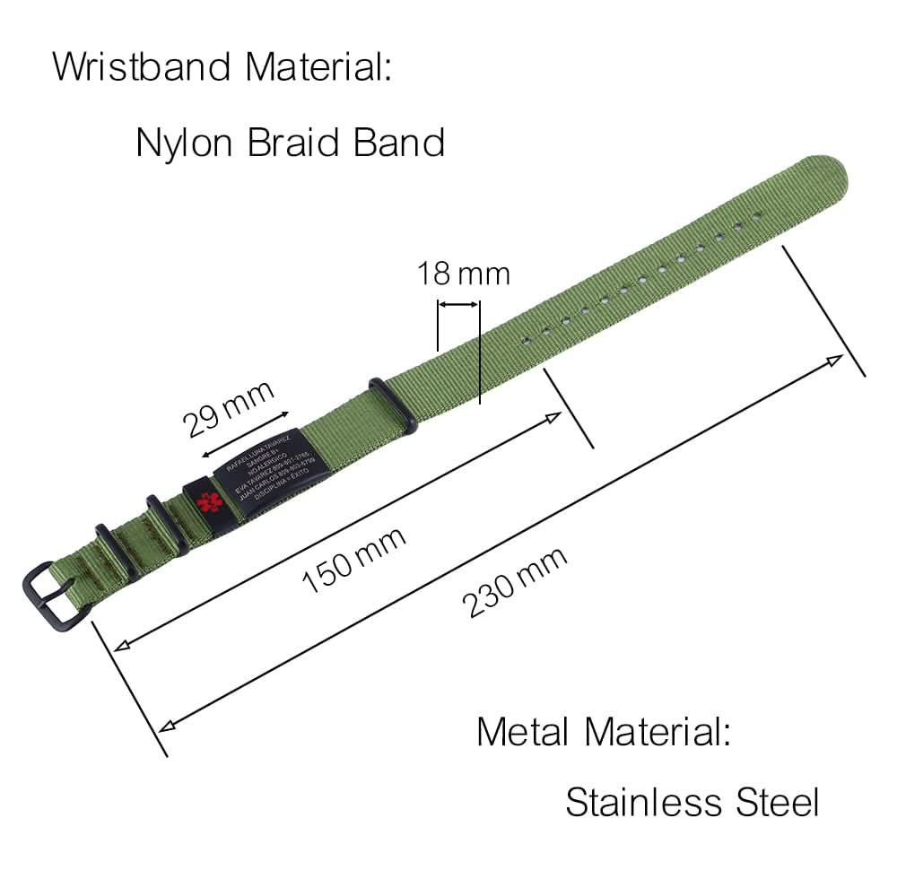 Personalized Engraved Medical Alert Bracelet – Unisex