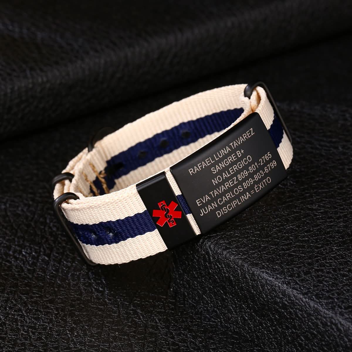 Personalized Engraved Medical Alert Bracelet – Unisex