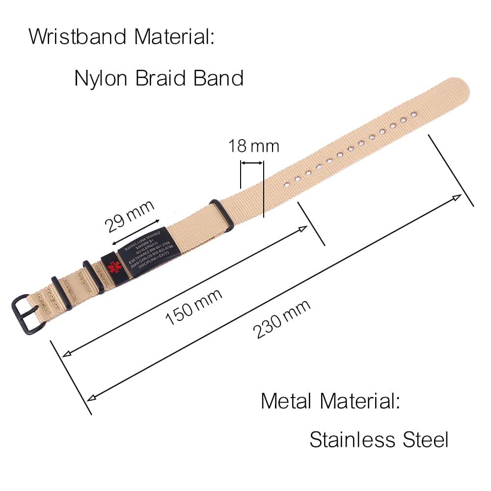 Personalized Engraved Medical Alert Bracelet – Unisex