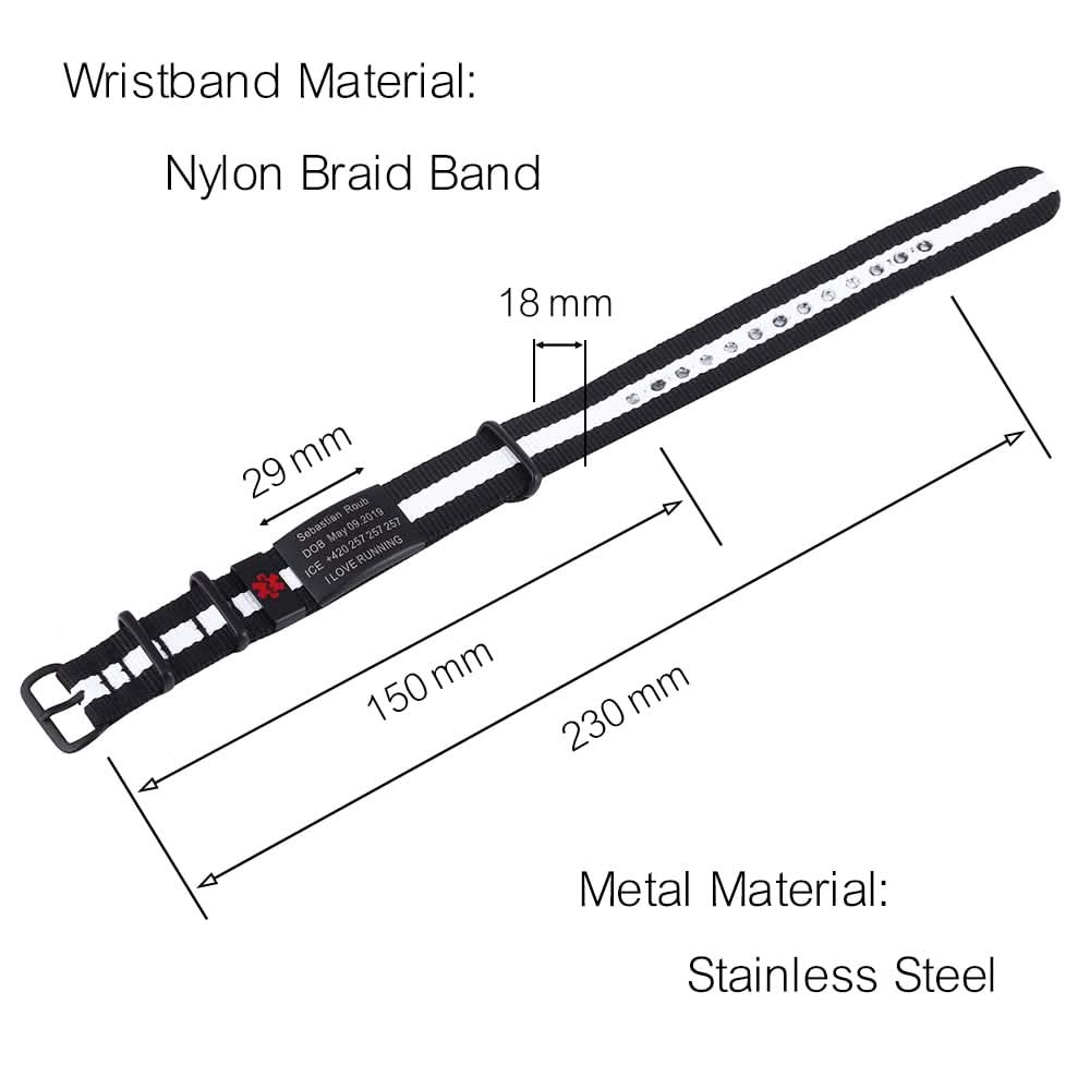 Personalized Engraved Medical Alert Bracelet – Unisex